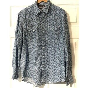 Wrangler 20X Womens competition advanced comfort size Large pearl snaps western